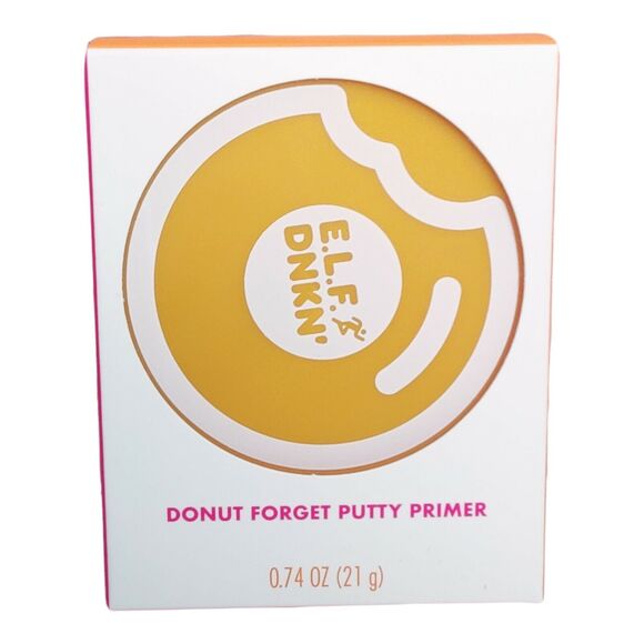 ELF Cosmetics x Dunkin DNKN Donut Forget Putty Make Up Primer Brand New - Picture 1 of 3
